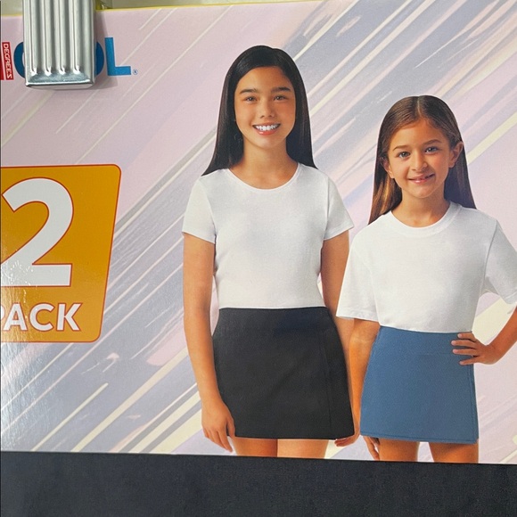 32 COOL Youth Everyday Skort 2Pack Blue. Black Size S -7/8 / Z6 - Picture 2 of 9